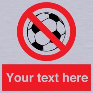 Custom No Ball Games Sign